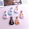 Bright Surface Flower Resin Accessories: DIY Cream Glue Hair Clip & Phone Case Stickers