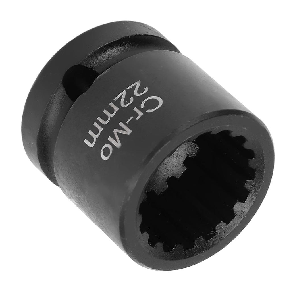 Centralventilhylsa 22mm 16 punkter 12-kantfäste Krommolybden för 230i 318i 330e 330i 340i 430i