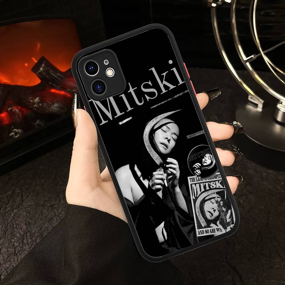 Popular Singer M-Mitski For IPhone Air 16 15 14 Plus 13 12 11 Pro Max Matte Cover Jelly Shockproof Phone Case