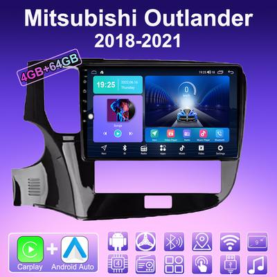 2 DIN Android Carplay Car Radio For Mitsubishi Outlander 2018-2021 Multimedia Player Head Unit Stereo GPS Navigation BT WIFI 4+64GB