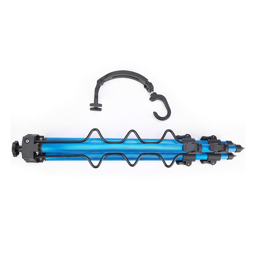 Portable Fishing Rods Tripod Stand Telescopic Aluminum Alloy Fishing Rod Holder for Sea Beach Shore Extendable Fishing