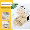 50 Stück Holzwachs-Wachsspatel Haarentfernungsstift-Applikatoren Professionelle Gesichts-Spa-Zungenentfernung