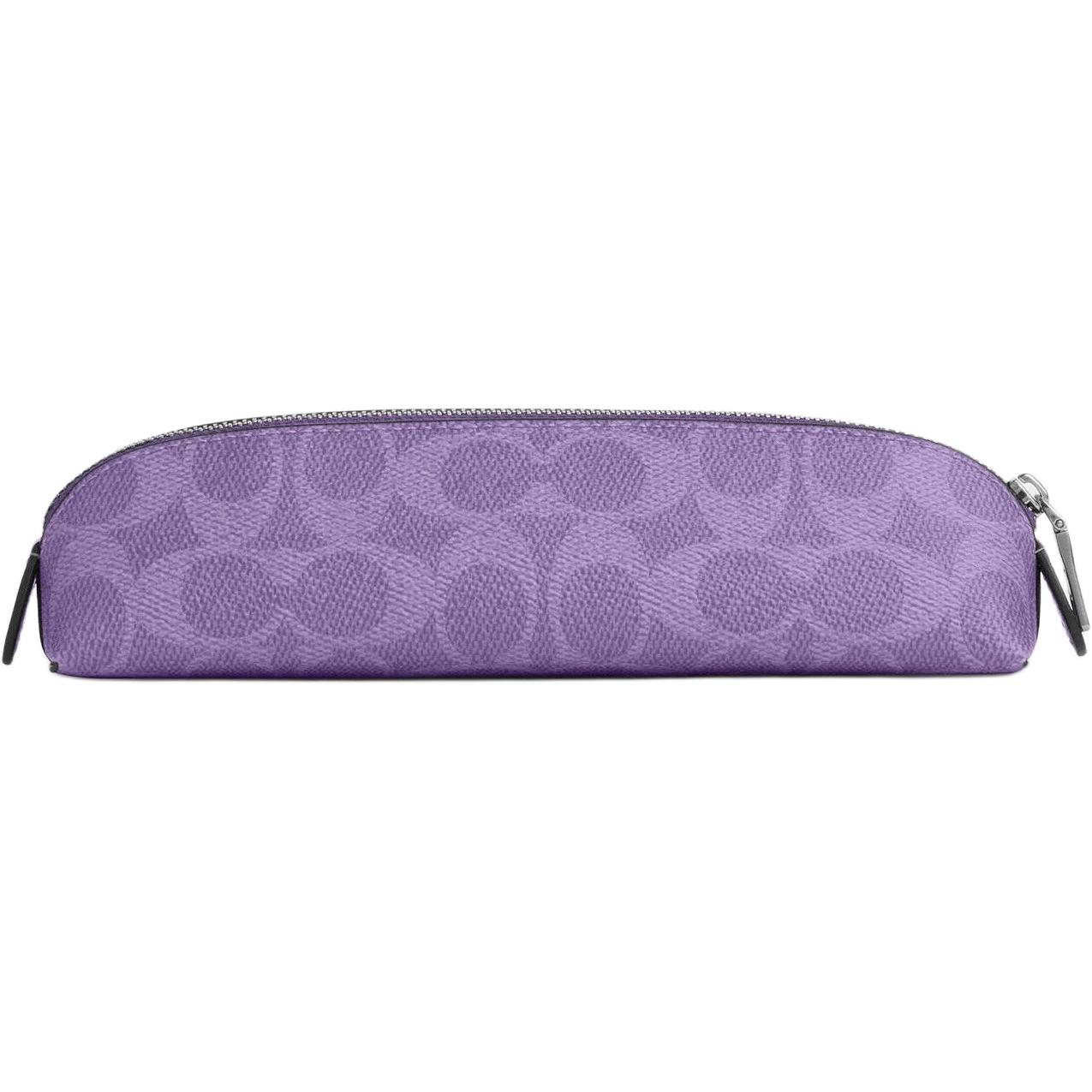 

Coach 20 Monogram Print Zipper Closure Coated Canvas Travel Storage Bag Women bags Purple CZ206-SVII Purple
