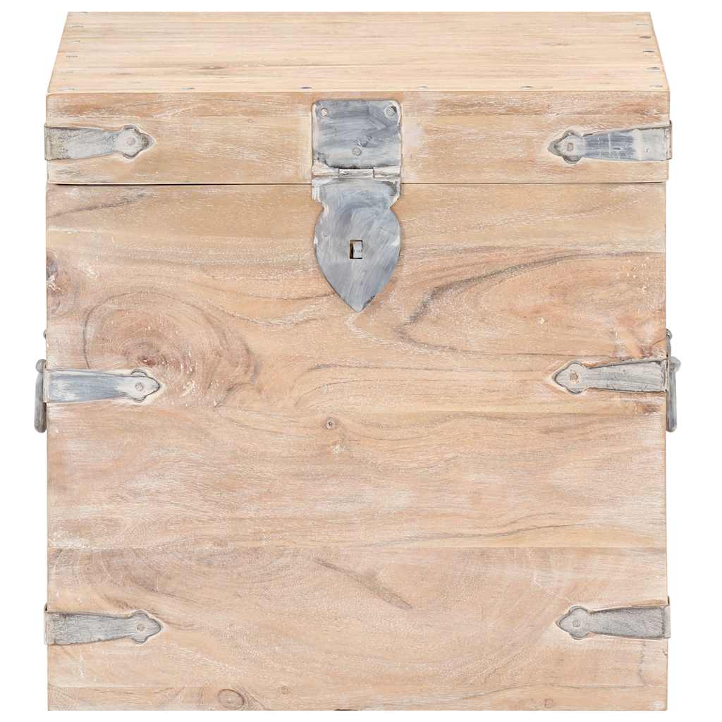 Storage Chest 40x40x40 cm Solid Acacia Wood