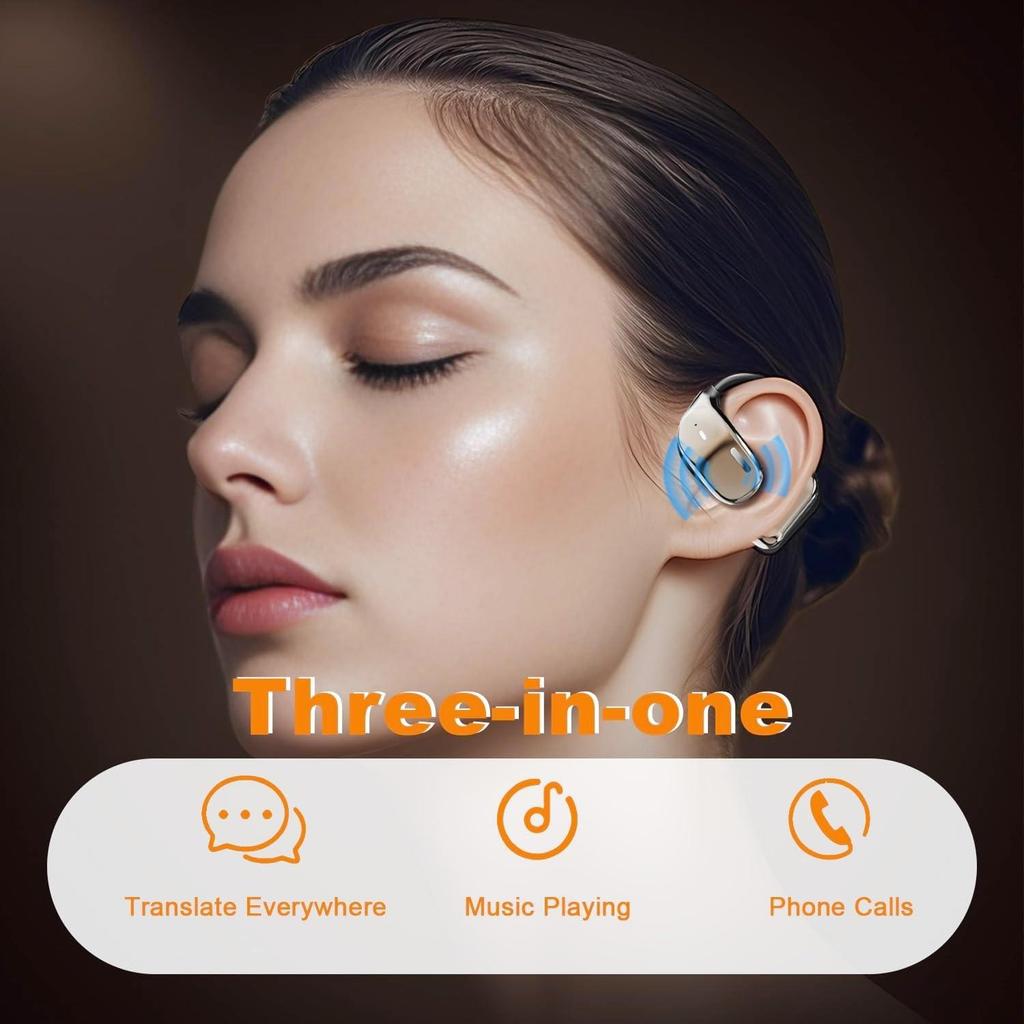 Translation Earbuds AI Translator Ear Buds 143 Languages Wireless Bluetooth 5.4 Translating Earphones with APP Translate Headphone for Travel Business