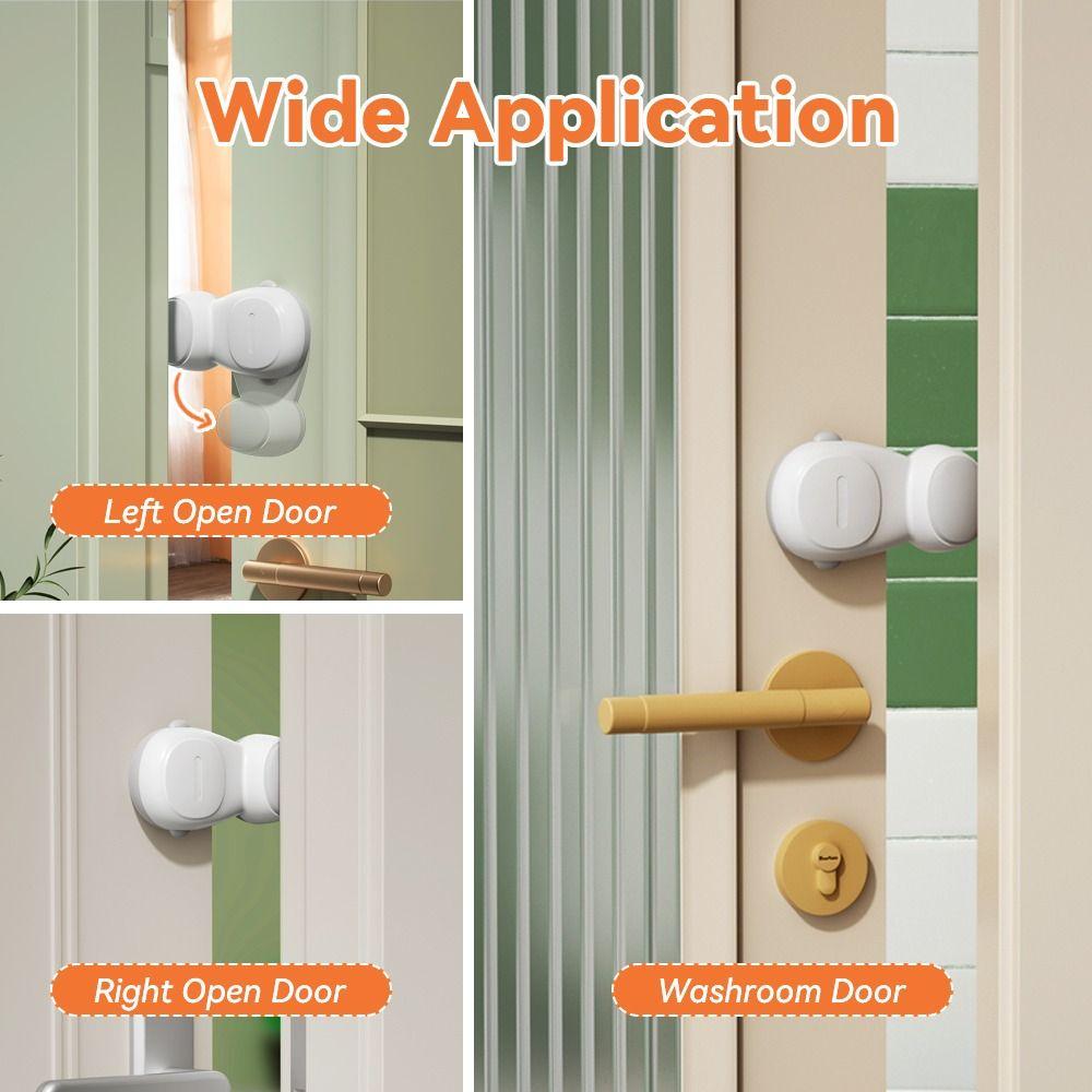 Automatic Child Safety Finger Pinch Guard No Drilling Prevent Door Injuries Device  for Kids