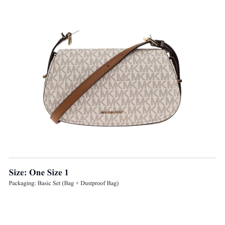 MICHAEL KORS Lydia PVC Crossbody Bags Small Women's Ecru 32S5GL0C1B-CREAM
