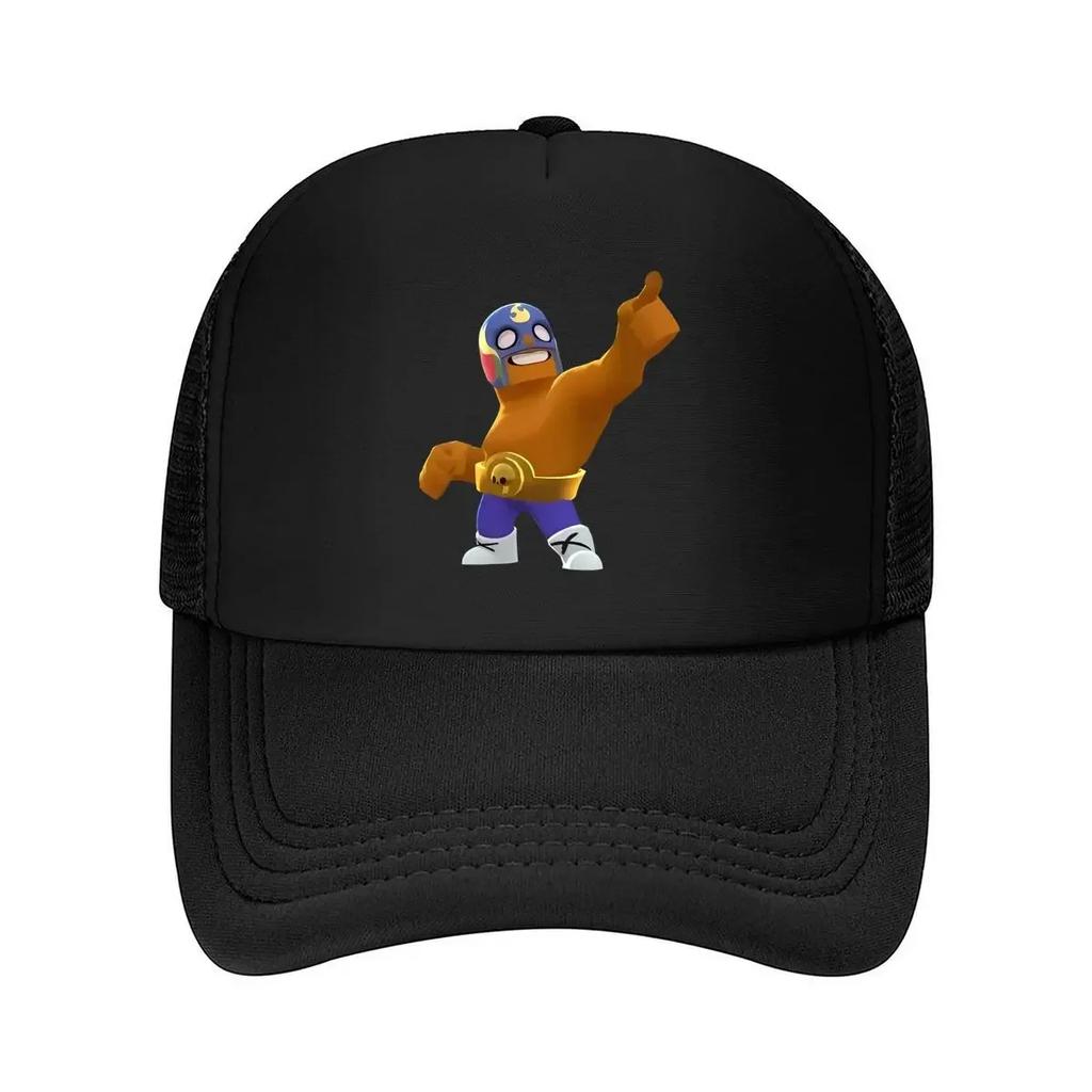 Lucha Libre Sports Wrestling Design Mesh Baseball Cap