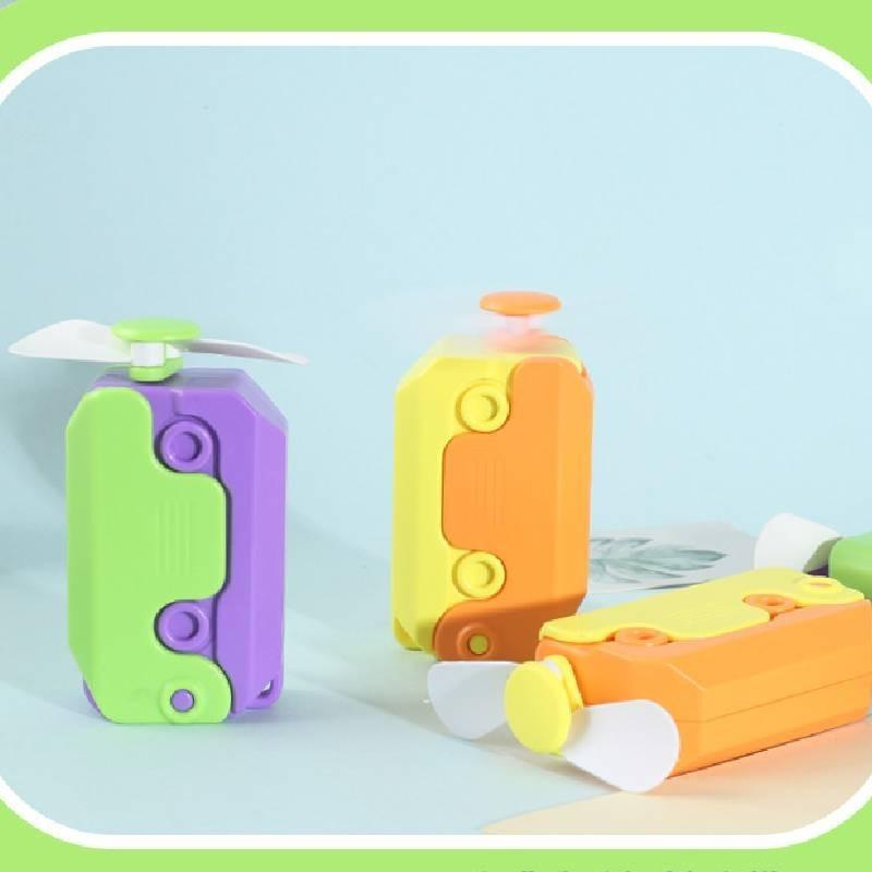 Cute Mini Radish Handheld Usb Rechargeable Portable Fan With Strong Wind Power