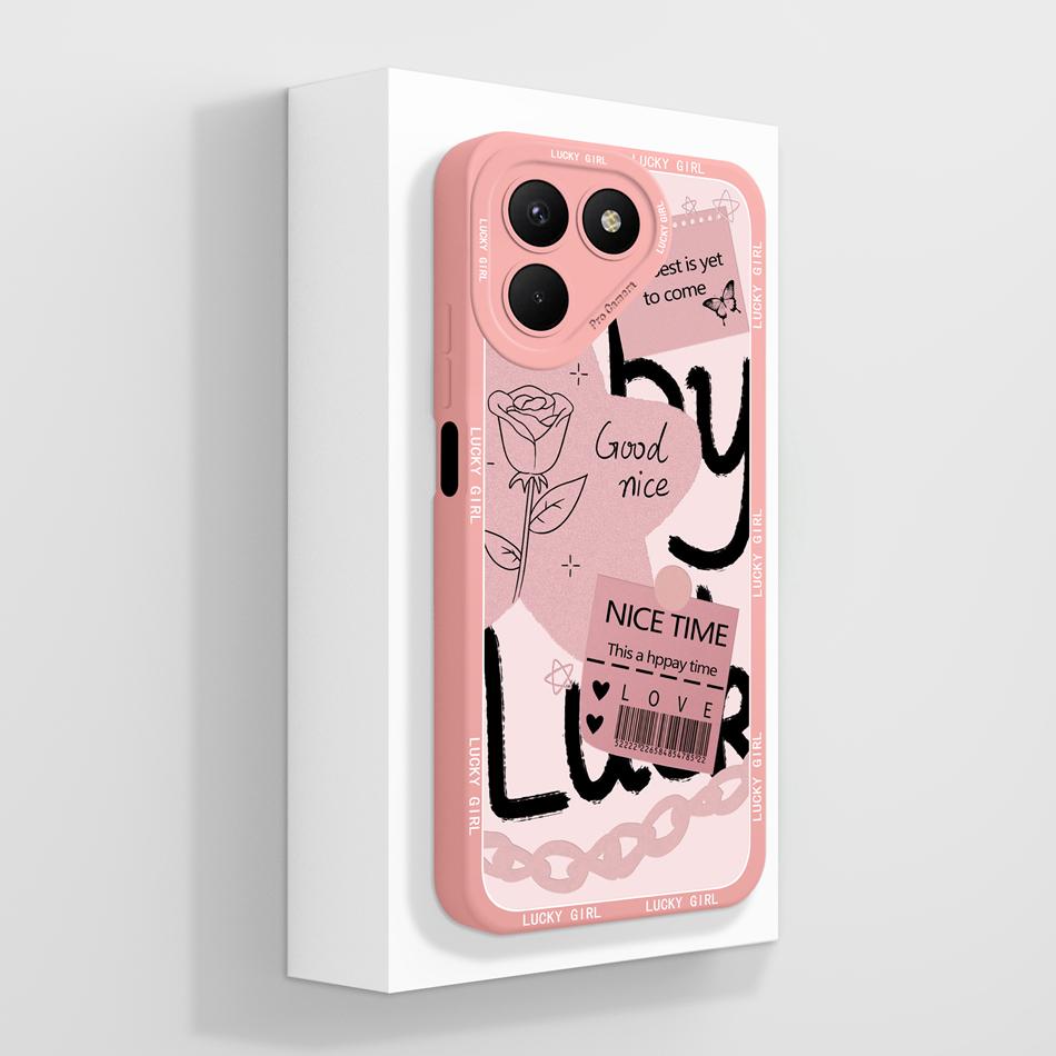 Case For Tecno Pova 7 Pro / 7 Ultra / 7 Neo Cool Bear Soft Liquid Silicone Phone Shell For Tecno Pova7 4G 5G Durable Back Cover