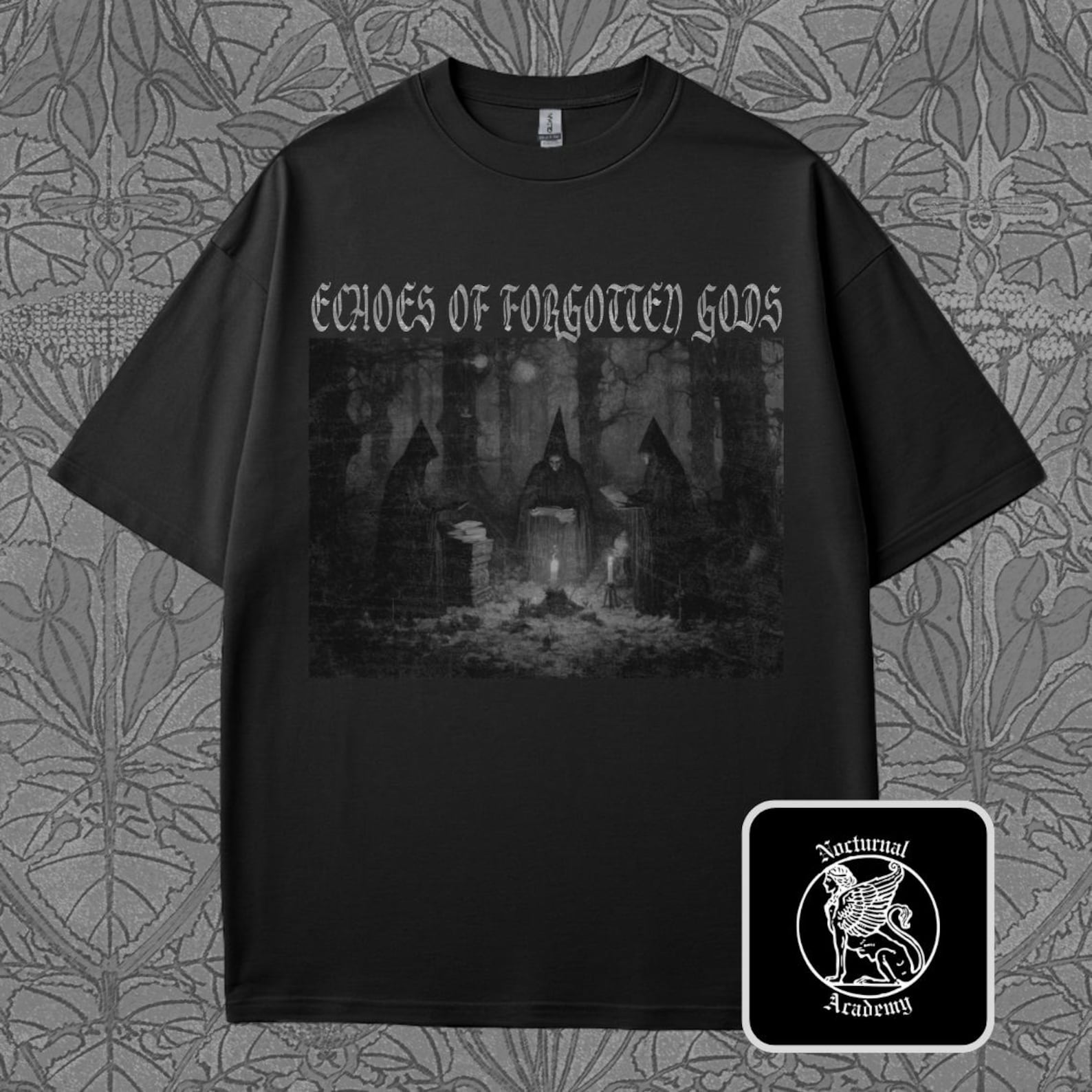 Witches Coven T-Shirt: Forest Pagan Ritual Graphic Tee XL