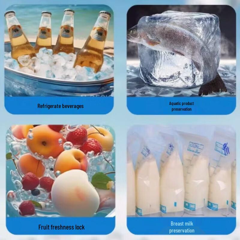 Reusable Water-Fillable Ice Packs