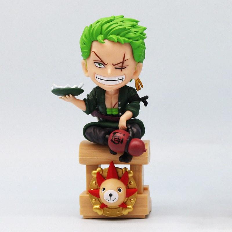 Anime One Piece Statue Q Version Luffy, Sozo Longshan, Zhi Sunshine, Luffy Bag Handheld Car Desktop Ornament Gift