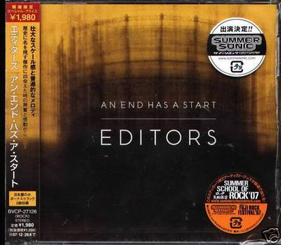 CD EDITORS  An End Has A Start BVCP27126 BMG 2007 Japan ObiRock Used