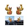 Lucky Cat Figurine Big Muscle Arm Feng Shui Decoration Tabletop Resin Sculpture Statue Ornament for Counter Store Display