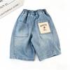Kids' Cartoon Denim Shorts - Trendy, Loose & Versatile for Summer