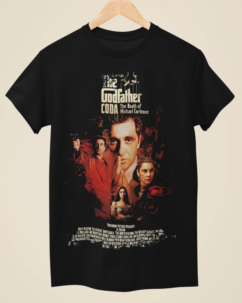 The Godfather Part Iii Movie Poster Inspired Unisex Black TShirt S