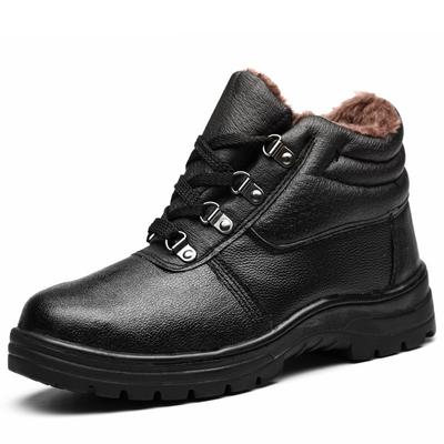 Pantofi de siguranță pentru bărbați, pantofi de lucru din bumbac, anti-zdrobire, cu cap de sac din oțel, rezistenți la uzură, de protecție