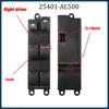25401-EQ305 25401-AL500 For NISSAN X-Trail T30 Wingroad Patrol Stagea 1997-2017 Main Window Lifter Control Switch