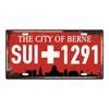 Retro Car 2D Metal Sign, Aluminum Wall Decor 15x30cm