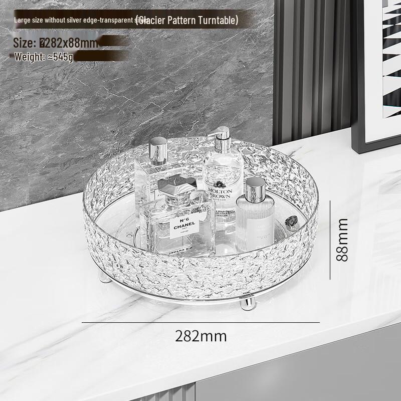 Vipero Transparent Rotating Countertop Organizer