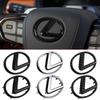 1pcs Car Steering Wheel Center Emblem Decoration Sticker For NX IS 250 RX GS UX RX300 RX350 CT200H GX460 ES LX Fsport GX