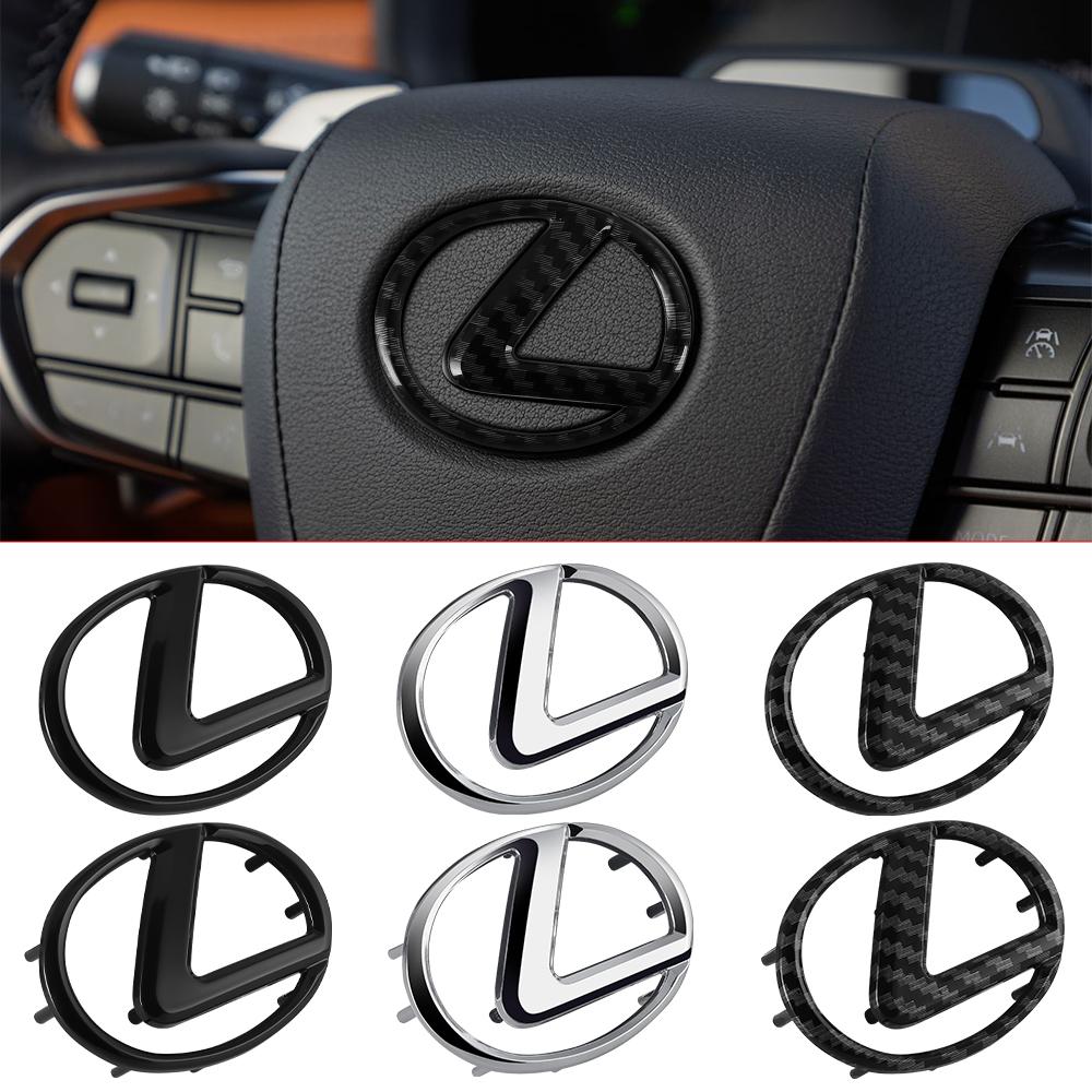 1pcs Car Steering Wheel Center Emblem Decoration Sticker For Lexus NX IS 250 RX GS UX RX300 RX350 CT200H GX460 ES LX Fsport GX