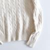Usato  [Cashmere] POLO RALPH LAUREN Maglia a trecce Bianca S Lana Cashmere