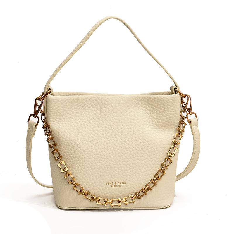 

Ретро сумка женская новая большая вместительная сумка-ведро модная повседневная цепочка подмышечная плечевая сумка-мессенджер