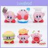 Adorable Kirby Food Figurines Pvc Burger Fries Ice Cream Blind Box Model Set
