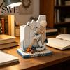 Pen Holder for Home Office Nautical Wooden Handcrafted Mediterranean Theme Makeup Brush Versatile Organizer Ocean Beach Pencil Container Stable Base