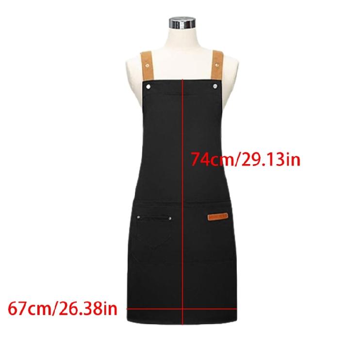 Industrial Restaurant Apron With Water Resistant Coating Enhances Airflows Design Cooking Bib Apron For Hot Environment