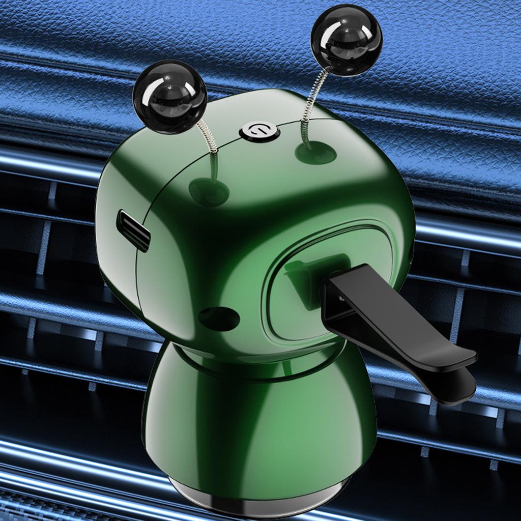 Smart Car Perfume, Cute Design, Adjustable Concentration, 50ml Natural Perfume, Portable Waterless Car Vent Clip- Perfume