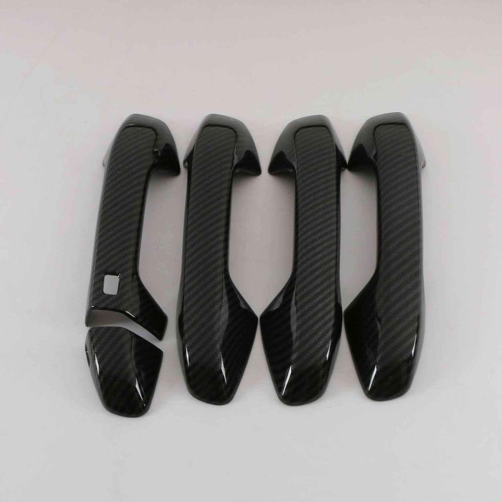 For Kia Forte Cerato K3 BD     ABS Carbon Fiber Door Handle Cover Door Bowl Trim Sticker Car Styling Accessories