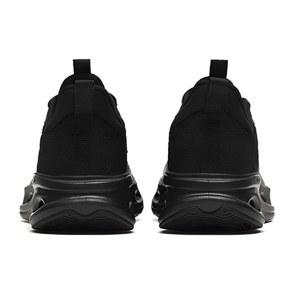 New Anta Breathable Lightweight Rebound Low-Top Running Shoes Men's Bright Black 112315575-7