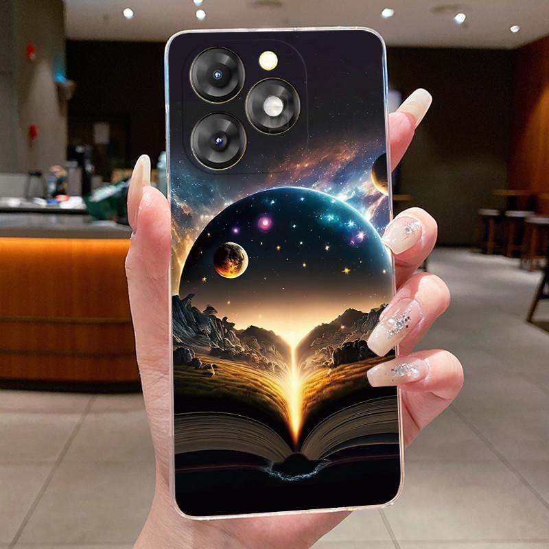 For itel A50 A50C A60 A60S A70 A80 Case Luxury Awesome Cute Cool Dragon Boys Girls Soft Silicone Back Covers Transparent Bumper