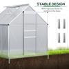190 X 190cm Walk-In Polycarbonate Greenhouse