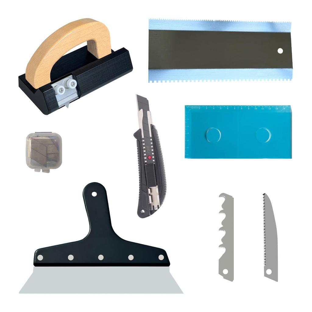 Cushion Floor CF Cutter Floor Carpet Floor Adhesion Floor Adhesion Tool Set Cutter, Set, Cutter, Cutter, Tool, 6-Piece (6035)