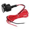 12V Car Cigarette Lighter Socket Adapter ID 21mm 0.8in Black with Spring Cover for Motorcycles Boats