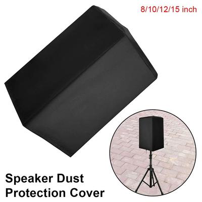 1Pcs Black Speaker Dust Protection Cover for Powered Speaker Upright Speaker Equipment
