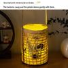 2025 Handmade Mid-Autumn Bamboo Weaving Luminous Lantern DIY Kit: Ancient-Style Chinese Handheld Pressed Flower Lantern