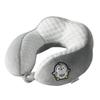 U-Shaped Cartoon Neck Pillow: Cute Embroidered Travel Pillow with Parent-Child Support