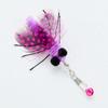 3/5pcs Random Color Cat Sticker Replacement Head Feather Cat Toy Interactive Pet Toys For Kitten
