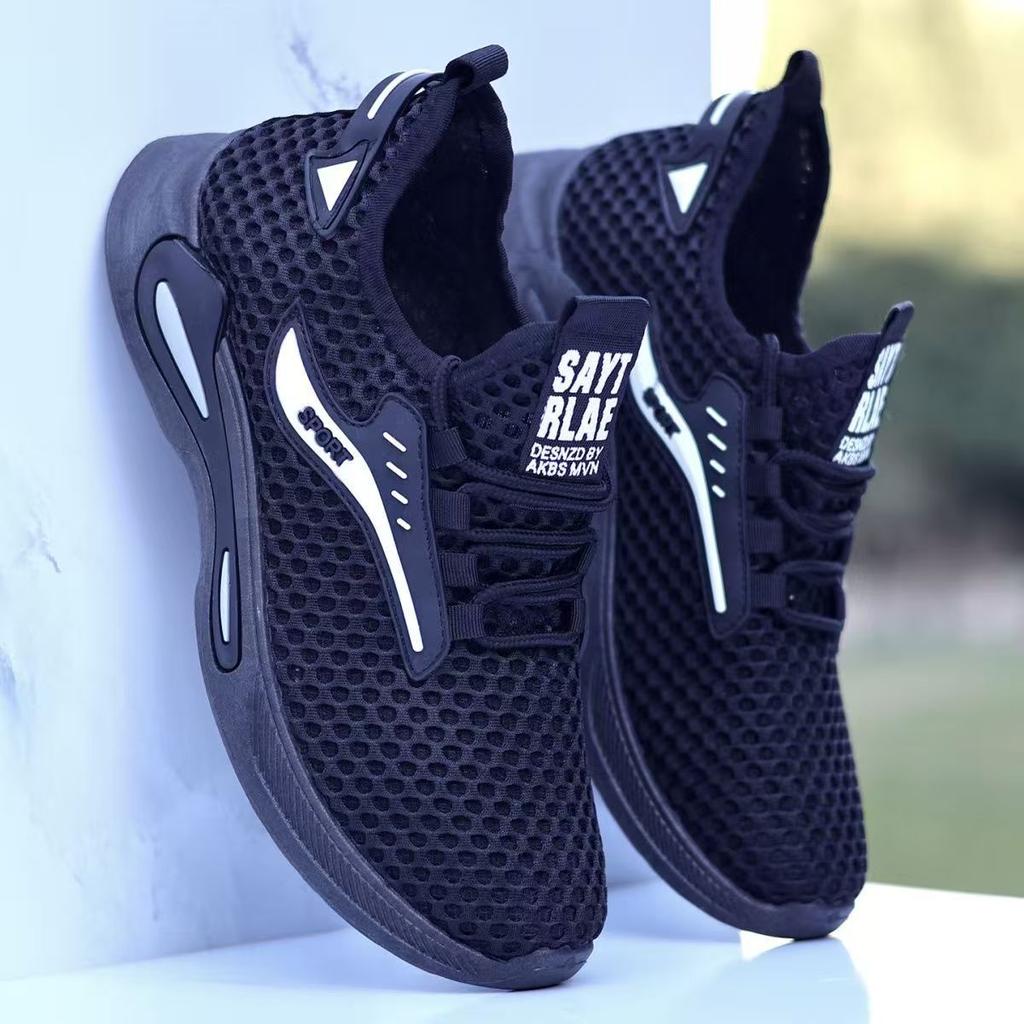 Mesh Summer New Breathable Thin Hollow Mesh Shoes Casual Sports Trendy Shoes