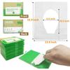 11/11/11PCS Disposable Toilet Seat Cover Portable Travel Camping Hotel Bathroom Degradable Waterproof Toilet Mat Accessories