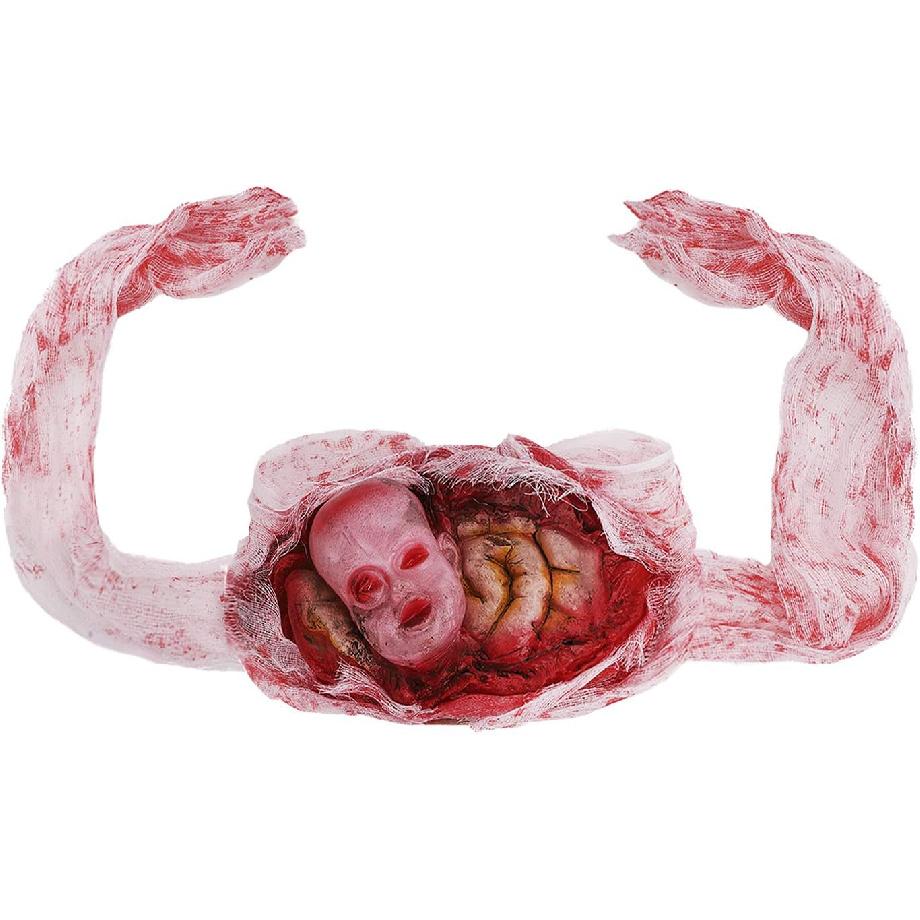 MioCloth Halloween Zombie Costume Scary Bloody Waistband Party Cosplay Haunted House Prop