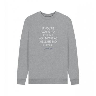Gossip Girl Unisex Adult Sad In Paris Graphic Sweatshirt