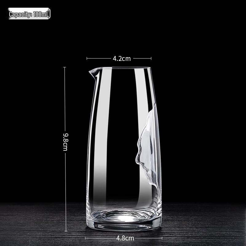 OLOEY Crystal Glass Face Decanter