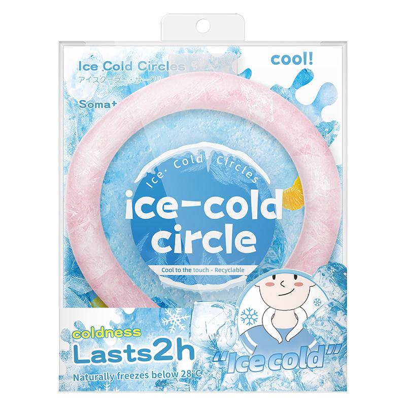 Cooling Neck Ring PCM Phase Change Ice Collar Reusable Summer Outdoor Sports Cooling Accessory for Heat Relief Men Women