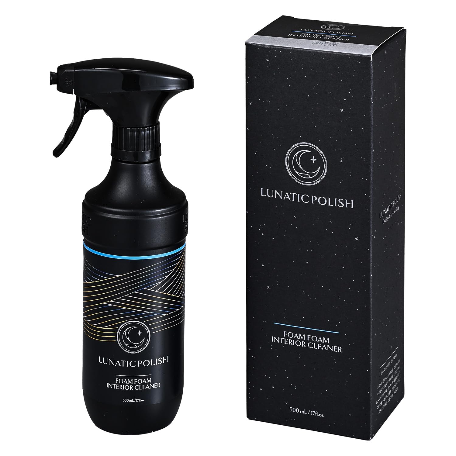 

BULLSONE Car Wash Interior Foam Type INTERIOR Powerful Cleans and Coats in One Shines and Protects SEIWA Cleaner, [LUNATIC POLISH-Foamfoam CLEANER]